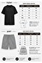 Men's Balance Printed Oversize Men's T-Shirt Shorts Set - 2