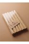 6-Piece Natural Bamboo American Placemat Set - Washable Placemats
