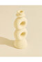 Sienna White Plain Candle Holder - 2