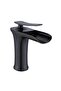 Black Waterfall Sink Faucet Black Waterfall Sink Tap Black Sink Faucet Black Tap - 2