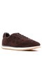 - Brown Suede Lace-Up Men's Casual Shoes 666-6406666-6406 - 2