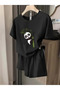 Panda Printed Soft Short Sleeve Top and Shorts Set