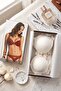 Women's Ecru Lace Supported Bra Set with Accessories Lingerie Set - 3