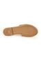 Women's Slippers Daily Genuine Leather Single Strap Metal Buckle Flat Sole 26Y-1430 - 4