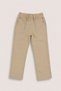 Boys' School Trousers Combed Cotton Fabric Comfortable Pants with Internal Tie and Elastic Waist - 2