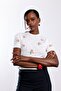 Ecru Floral Embroidered Mercerized Knitwear 140641 - 2