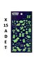 Sticker Phosphorescent Dinosaurs X 15 Pieces