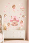 Fairy Girl Mushroom House Children's Room Wall Sticker Set, Baby Girl Room Decoration - 3