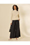Women Beige Shoulder Button Detail Pullover - 5