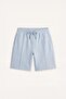 Elastic Waist Front Seam Detailed Relax Fit Shorts I3695Ax26Hs