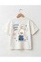 Little Good Days Rabbit Printed Oversize Kids T-Shirt - 3