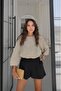 Gold Glitter Long Sleeve Knitwear