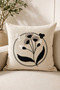 4-Piece Punch Throw Pillow Cover Set 43X43 cm – Linen Fabric Decorative Sofa Throw Pillow - 2