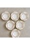 Pink Lace 13 cm 6 Pcs Tea Plate - 3