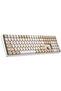 GD108 Wireless Mechanical Gaming Keyboard, Tri Mode,110 Keys, Yellow Switch, 1200mAh Battery, Milky Brown