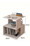 40×40×53CM Nightstands, Side End Table with Drawers, Bedside Table with Storage, Small Dresser, Bedside Furniture, Night Stand, End Table with Fabric Bins for Bedroom, Closet, Entryway - 2