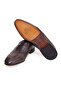 Brown Laceless Genuine Leather Leather Sole Men's Shoes - 3