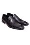Black Color Laceless Genuine Leather Leather Sole Men's Shoes