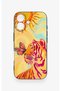 iPhone 17 Compatible Tiger of the Sun Patterned Silicone Case - 2