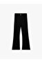 Viscose Blend Slim Fit Basic Trousers - 3