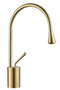 Gloria Damla Sink Faucet Gold Swan Kitchen Faucet Single Handle Gold Sink Tap - 2