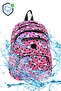 Girl's Patterned Backpack – Multi-Compartment School and Daily Use Bag 42X32X18 cm - 5