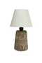 Jüt Modern Bohemia Table Lamp (Stone Body)(Cream Conical Lampshade) - 3