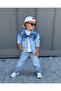 Boy's Knitwear Garnished 3-Piece Denim Set - Age 4/12 - 31898