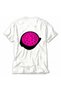 Unisex Dragon Fruit Modern Print T-Shirt - White - 6