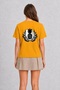 Arma Style Pineapple Graphic T-Shirt - Yellow - 4