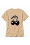 Tattoo Style Cherry Print T-Shirt - Cream - 6