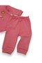 Baby Girl Seasonal Heart Flower Embroidered Ruffle 3-6-9-12 Months 2 Thread Top and Bottom Two-Piece Baby Set - 6