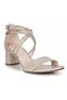 ELEVATE 65 Pantofi cu toc din piele bej 37 - 3