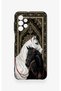 Samsung A23 Compatible Noble Lover Horses Patterned Silicone Case - 2
