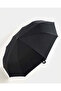 Black Tri-Fold Auto Open And Close Umbrella - 3