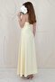 Yellow bustier open-back dress - 4