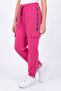 Girl's Striped Cargo Pocket Sweatpants - 2