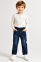Boy's Jean Pants with Pencil Detail, Distressed Look, Relaxed Fit
