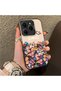 Tecno Spark 20 Pro Compatible Silicone Edge Hard Back Case Couple Phone Case with Floral Pattern - 3