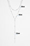 Silver Color Y Necklace Women Elegant Chain Necklace - 6