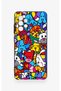 Samsung A52 Compatible Britto Garden Patterned Silicone Case - 2