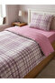Single Size Double-Sided 120X200 Elastic Sheet Bedding Set, 3 Pieces with Zipper - 2