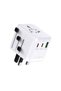 20W Wall Charger with 2 USB-C and 1 USB-A Ports, Universal, White