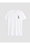 Two Mt Shop Quality White Combed Cotton Printed Standard & Regular Short Sleeve Women's T-Shirt - 5