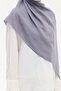Jakar Rami Shawl with Baklava Pattern - Gray - 4