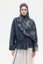 Elora Rami Shawl - Black - 4