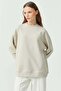 Crew Neck Oversized Sweat Top - 3