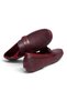Bordo Square Print Bordo Color Laceless Genuine Leather Men's Shoes - 2