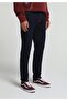 Slim Fit Men's Dark Indigo Denim Jean Trousers - 4