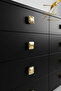 Monza Luxury Shiny Gold Button Handle - Zamak Furniture Cabinet Drawer Handle - High Quality - 7